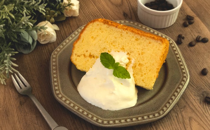 本日のシフォンケーキ