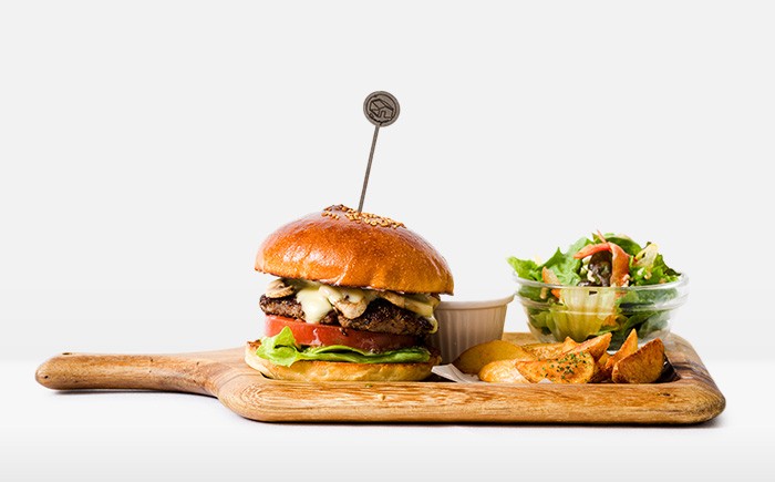 モッツァレラ<wbr>マッシュルーム<wbr>バーガー