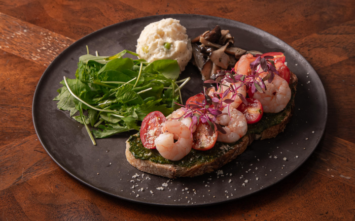 サワードウタルティーヌ<wbr>シュリンプポシエ<wbr>フレッシュトマト<wbr>ジェノベーゼ