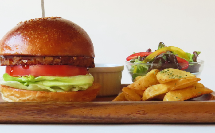 ヴィーガンテリヤキ<wbr>バーガー