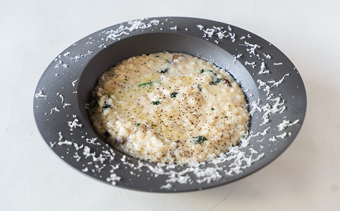 リゾット<br>（ベーコンクリーム<wbr> or <wbr>生ハムトマト）