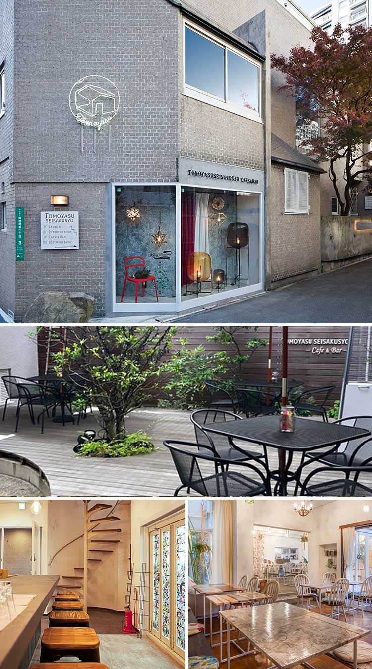 旧村野藤吾建築事務所をリノベーションしたカフェのAfter 内装写真 スマホ用